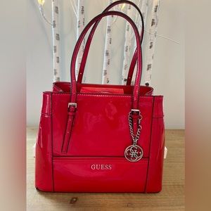 GUESS RED HANDBAG